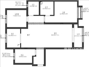 保利拉菲公館150平米裝修戶型解析